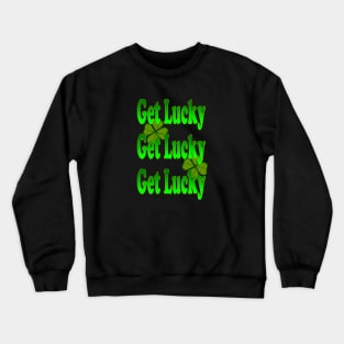 Lucky Saint Patrick's Day Shamrock Crewneck Sweatshirt